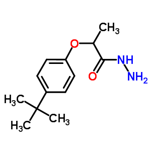 2-(4-Tert-butylphenoxy)propanohydrazide Structure,125096-56-2Structure