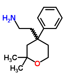 2-(2,2-Dimethyl-4-phenyl-tetrahydro-pyran-4-yl)-ethylamine Structure,126317-99-5Structure