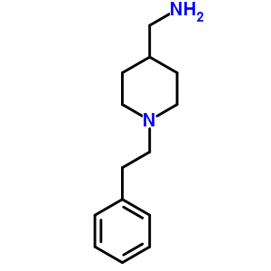 (1-Phenethylpiperidin-4-yl)methanamine Structure,127285-09-0Structure