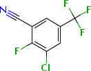 3-Chloro-2-fluoro-5-(trifluoromethyl)benzonitrile Structure,129931-47-1Structure