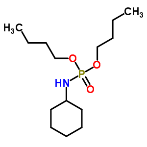 N-dibutoxyphosphorylcyclohexanamine Structure,13021-77-7Structure