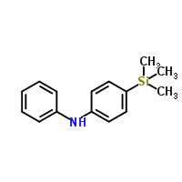 N-phenyl-4-(trimethylsilyl)benzenamine Structure,13024-18-5Structure