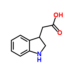 (2,3-Dihydro-1H-indol-3-yl)-acetic acid Structure,13083-41-5Structure