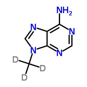 9-甲基腺嘌呤-d3結(jié)構(gòu)式_130859-46-0結(jié)構(gòu)式