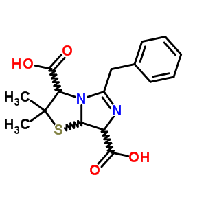 Benzylpenicillin procaine Structure,13093-87-3Structure