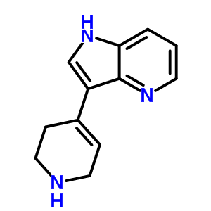 3-(1,2,3,6-Tetrahydro-4-pyridinyl)-1h-pyrrolo[3,2-b]pyridine Structure,131084-32-7Structure