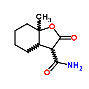 3-Benzofurancarboxamide,octahydro-7a-methyl-2-oxo- Structure,13134-10-6Structure