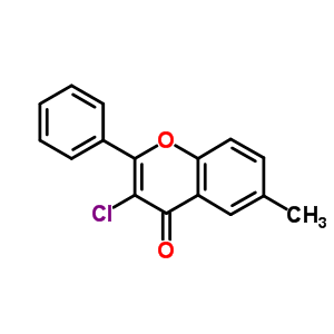 4H-1-benzopyran-4-one,3-chloro-6-methyl-2-phenyl- Structure,13178-99-9Structure