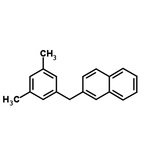 Naphthalene,2-[(3,5-dimethylphenyl)methyl]- Structure,13183-55-6Structure