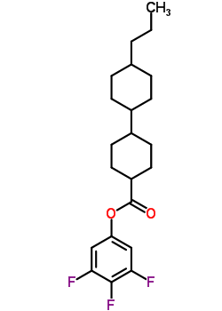 Trans,trans-3,4,5-trifluorophenyl 4-propylbicyclohexyl-4-carboxylate Structure,132123-45-6Structure