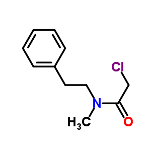 2-Chloro-n-methyl-n-(2-phenylethyl)acetamide Structure,13230-84-7Structure