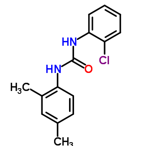 Urea,n-(2-chlorophenyl)-n-(2,4-dimethylphenyl)- Structure,13257-12-0Structure