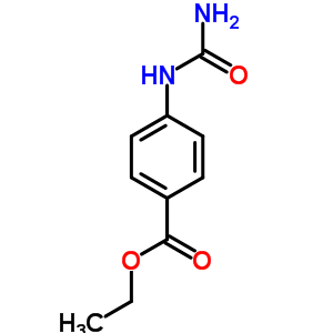 4-(氨基甲酰氨基)苯甲酸乙酯結構式_13289-38-8結構式