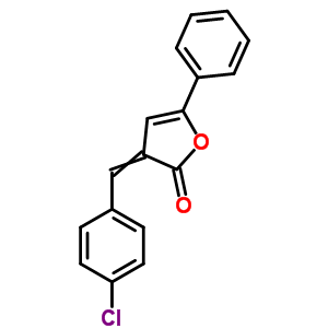 3-[(4-Chlorophenyl)methylidene]-5-phenyl-furan-2-one Structure,13294-94-5Structure