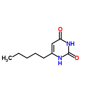 6-Pentyl-1h-pyrimidine-2,4-dione Structure,13318-61-1Structure