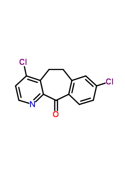 4,8-Dichloro-5,6-dihydro-11h-benzo[5,6]cyclohepta[1,2-b]pyridin-11-one Structure,133330-60-6Structure