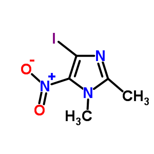 4-Iodo-1,2-dimethyl-5-nitroimidazole Structure,13369-85-2Structure