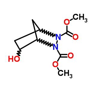 Dimethyl 2-hydroxy-5,6-diazabicyclo[2.2.1]heptane-5,6-dicarboxylate Structure,13385-30-3Structure