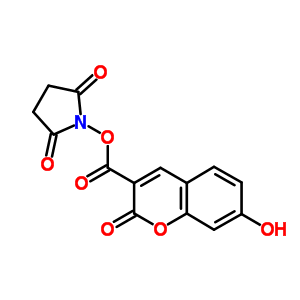 7-Hydroxycoumarin-3-carboxylic acid n-succinimidyl ester Structure,134471-24-2Structure