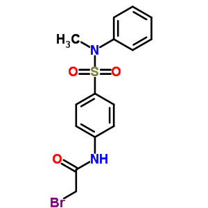 2-Bromo-n-{4-[(methylanilino)sulfonyl]-phenyl}acetamide Structure,13480-70-1Structure