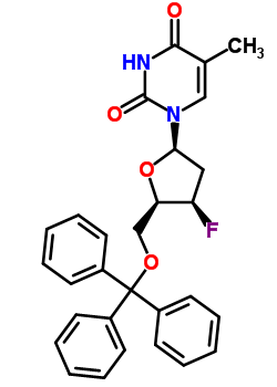 5-O-trityl-3’-deoxy-3’-fluorothymidine Structure,135197-63-6Structure