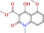 Methyl 4-hydroxy-5-methoxy-1-methyl-2-oxo-1,2-dihydroquinoline-3-carboxylate Structure,1354639-61-4Structure