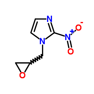 2-Nitro-1-(oxiran-2-ylmethyl)imidazole Structure,13551-90-1Structure