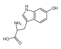 (S)-2-氨基-3-(6-羥基-1H-吲哚-3-基)丙酸結(jié)構(gòu)式_13567-14-1結(jié)構(gòu)式