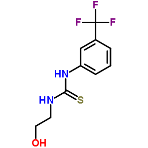 Thiourea,n-(2-hydroxyethyl)-n-[3-(trifluoromethyl)phenyl]- Structure,13578-61-5Structure