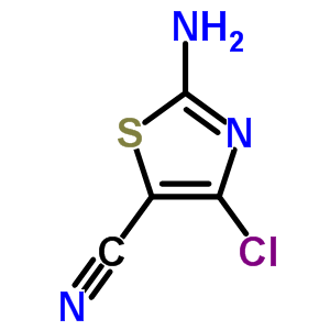 2-Amino-4-chlorothiazole-5-carbonitrile Structure,136195-53-4Structure