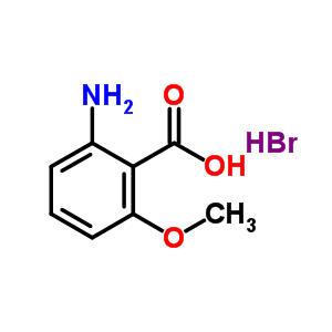 2-Amino-6-methoxybenzoic acid hydrobromide Structure,136247-97-7Structure