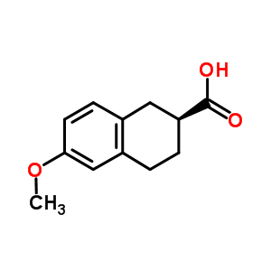 2-Naphthalenecarboxylic acid, 1,2,3,4-tetrahydro-6-methoxy-, (2s)- Structure,136759-41-6Structure