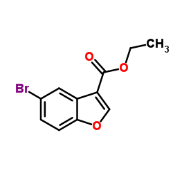 5-溴苯并呋喃-3-羧酸乙酯結(jié)構(gòu)式_137242-41-2結(jié)構(gòu)式