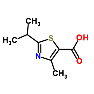 2-Isopropyl-4-methyl-1,3-thiazole-5-carboxylic acid Structure,137267-29-9Structure