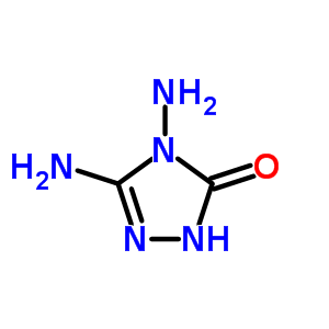 3H-1,2,4-triazol-3-one,4,5-diamino-2,4-dihydro- Structure,13750-48-6Structure