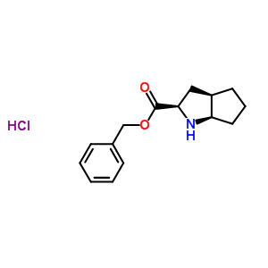 (R,r,r)-2-azabicyclo[3.3.0]octane-3-carboxylic acid benzyl ester hydrochloride salt Structure,138877-09-5Structure