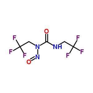 Urea,n-nitroso-n,n-bis(2,2,2-trifluoroethyl)- Structure,13908-99-1Structure