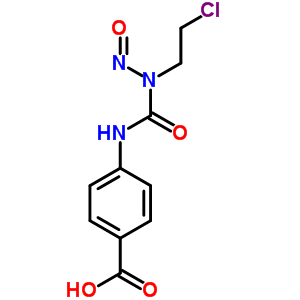 Benzoic acid, 4-[[[ (2-chloroethyl)nitrosoamino]carbonyl]amino] Structure,13909-25-6Structure