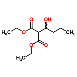 Diethyl 2-(1-hydroxybutyl)propanedioate Structure,13937-10-5Structure