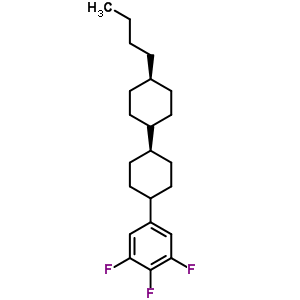 3,4,5-Trifluoro-1-[ trans-4-(trans-4-butylcyclohexyl)-cyclohexyl]benzene Structure,139420-31-8Structure