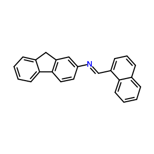 9H-fluoren-2-amine,n-(1-naphthalenylmethylene)- Structure,13974-79-3Structure