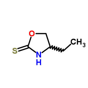 4-乙基-2-噁唑啉硫酮結(jié)構(gòu)式_13997-20-1結(jié)構(gòu)式