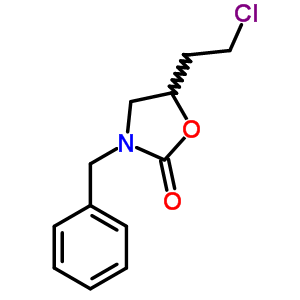 3-Benzyl-5-(2-chloroethyl)oxazolidin-2-one Structure,13999-27-4Structure