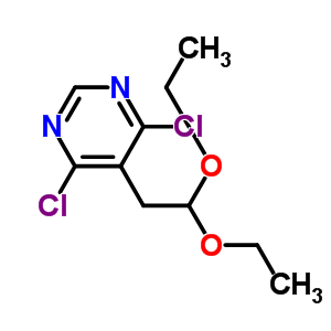 4,6-Dichloro-5-(2,2-diethoxyethyl)pyrimidine Structure,14052-82-5Structure