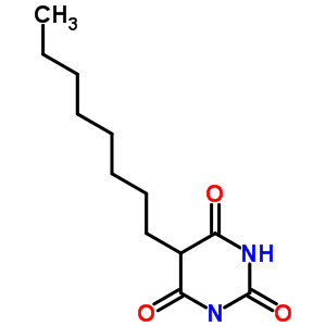 2,4,6(1H,3h,5h)-pyrimidinetrione,5-octyl- Structure,14077-85-1Structure