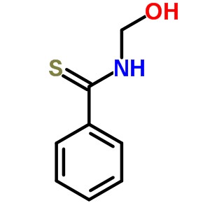 Benzenecarbothioamide,n-(hydroxymethyl)- Structure,14078-82-1Structure