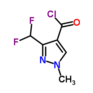 3-(Difluoromethyl)-1-methyl-1h-pyrazole-4-carbonyl chloride Structure,141573-96-8Structure