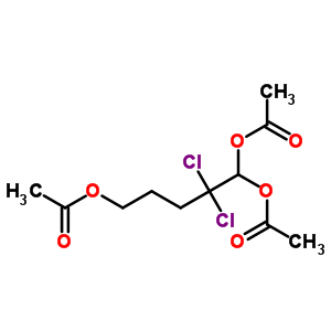 1,1,5-Triacetoxy-2,2-dichloropentane Structure,141942-61-2Structure