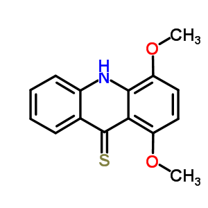 9(10H)-Acridinethione, 1,4-dimethoxy- Structure,141992-47-4Structure