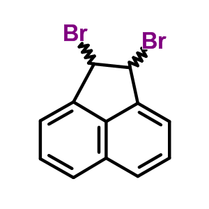 Acenaphthylene,1,2-dibromo-1,2-dihydro- Structure,14209-08-6Structure